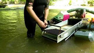 Assembling a Keene 3-Stage Sluice Box from a 4" Gold Dredge