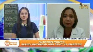 Nutrition Month: Paano maiiwasan ang sakit na diabetes?