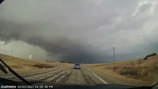 2022-03-05: Dash Cam of Winterset, IA Tornado Chase