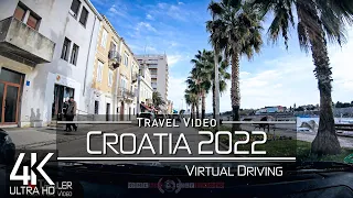 【4K 60fps】🇭🇷 3 ½ HOUR RELAXATION FILM: 🚗 «Driving in Croatia (Europe)» Ultra HD 📺 UHD Ambient TV