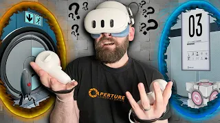 This PORTAL VR ESCAPE ROOM Broke My BRAIN! // Escape Simulator VR Gameplay