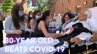 80 year-old beats COVID-19 after 65 day stay at hospital