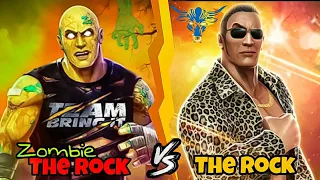 WWE Mayhem 5 Star Zombie The Rock Vs 5 Star The Rock | Whose the Best? | Human Vs Zombie |