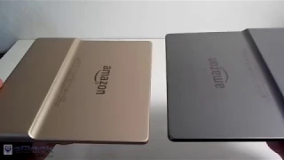 Gold Kindle Oasis Review and Graphite Gray Comparison