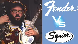 Vintage FENDER Jaguar vs SQUIER Jaguar - Upgraded Pickup Comparison