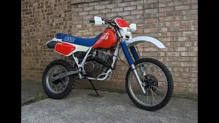 1987 Honda XR600R - Cold start & Ride