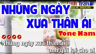 Những Ngày Xưa Thân Ái Karaoke Nhạc Lính Tone Nam ( Cực Phiêu & Phê ) - Tình Trần Organ