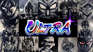 ALL ULTRA INK BRUSH ANIMATION AND CARD ART🔥 (ULTRA VEGITO BLUE UPDATED) (DraGon ball LEGENDS)