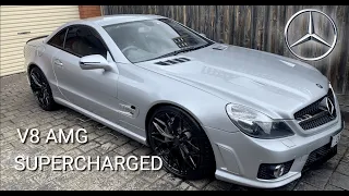 Mercedes SL63 AMG Comes in for a Maintenance Wash