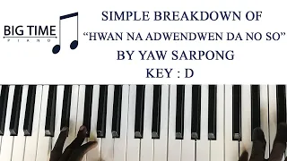 Breakdown of HWAN NA ADWENDWEN DA NO SO by Yaw Sarpong.....Key D.