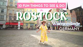 10 Fun Things to Do in Rostock (+ Warnemünde), Germany [Summer Travel] 4K