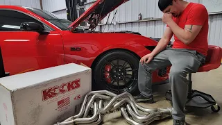 2024 MUSTANG GT LONG TUBE HEADERS Pt.1