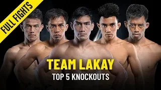 Team Lakay's Top 5 Knockouts | ONE Full Fights