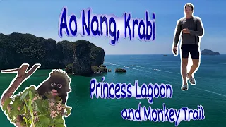 4K: Путешествие в Краби,Пляж Ао Нанг, Лагуна Принцессы,Пляж Пра Нанг.Увидел редких животных-Лангуров