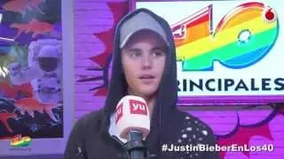 Justin Bieber se enfada y se va de los 40 principales