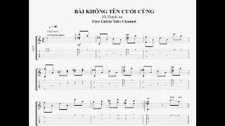 BÀI KHÔNG TÊN CUỐI CÙNG - Vũ Thành An [ Free Guitar Tabs ] - Download Tab trong phần mô tả video