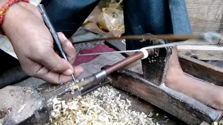 Ancient Tulasi mala making skills still alive at Radha kunda