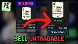 How To Sell or Use UNTRADABLE CARDS in FC Mobile | Mr. Believer