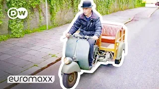 Rare Vespa Scooter Taxi "Calessino" from 1955 | Vespa Scooter collection | Biggest Scooter Festival