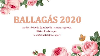 Gartai óvoda ballagás 2020