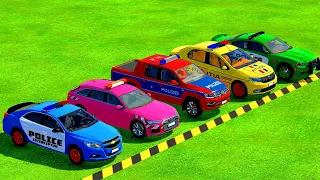 DACIA, VOLKSWAGEN, AUDI, POLICE CARS and MERCEDES, FORD AMBULANCE EMERGENCY TRANSPORT ! FS22