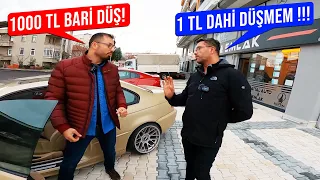 BMW 3.30 Cİ PAZARLIĞINDA SİNİRLER GERİLDİ !!! ( İKİNCİ EL ARABA PAZARLIĞI SERİSİ bmw e46 )