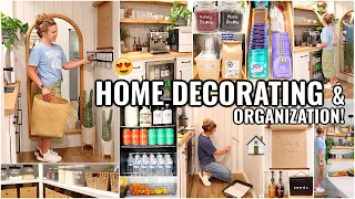 HOME DECORATING & ORGANIZATION IDEAS!!😍 ORGANIZE WITH ME | DECLUTTERING AND ORGANIZING MOTIVATION