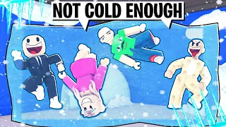 FREEZING EVERYBODY ON EARTH | Roblox Funny Moments