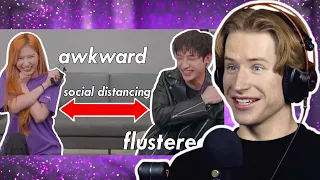 HONEST REACTION to sana and bang chan being besties (an awkward duo bickering)