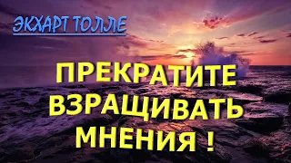 ПРЕКРАТИТЕ ВЗРАЩИВАТЬ МНЕНИЯ ! [Экхарт Толле, озв.  НикОшо]