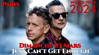 Depeche Mode - Just Can't Get Enought (Live Paris, March 03, 2024)