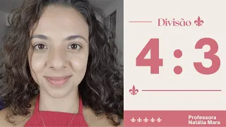 "4 dividido por 3" "4/3" "4:3" "Dividir 4 por 3" "Dividir 4 entre 3" "Melhor canal de matemática"