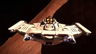 Elite Dangerous canyon run test 4k quality settings