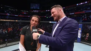 UFC Tampa: Joanna Jedrzejczyk and Michelle Waterson Octagon Interview