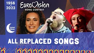 All Replaced Eurovision Entries (+ Explanations)