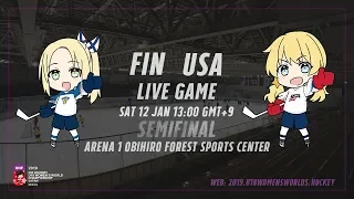 Live Stream USA vs. Finland - 2019 IIHF Ice Hockey U18 Women's World Championship