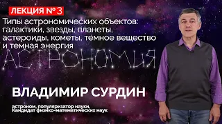 Владимир Сурдин | Курс лекций | №3 | галактики, звезды, планеты, астероиды, кометы, темное вещество