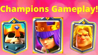 UNLOCKING MY FIRST CHAMPION! - Clash Royale Champions Gameplay!!