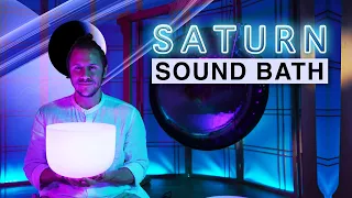 Saturn Sound Bath - Taking Control of Our Lives | Meditation Music | Tingles | Capricorn & Aquarius