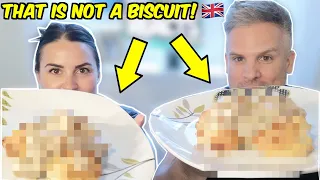 Brits Try Biscuits & Gravy for the First Time - Yummy