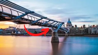 Why London's Millennium Bridge Wobbles | London Walk | #londonwalk #londonwalkingtour