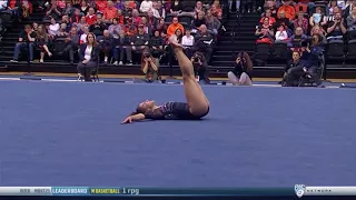 Kaitlyn Yanish (Oregon State) 2018 Floor vs Stanford 9.95