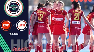 FIH Hockey Nations Cup (Women), Game 15 highlights - Spain vs Japan