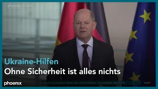 Olaf Scholz und Rishi Sunak zur Sicherheitspolitik am 24.04.24