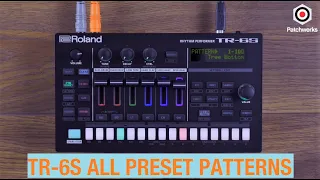 Roland TR-6S is here! (all preset patterns)