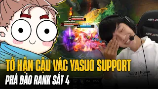 IDOL TỚ HẬN CẬU VÁC YASUO SUPPORT PHÁ ĐẢO RANK SẮT 4 NUÔI THÀNH CÔNG SUSAN ĐI RỪNG 1000Q VÀ CÁI KẾT