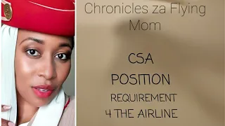 What you need for A CSA position Emirates|| Chronicles of A Flying Mum.