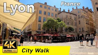 Lyon - Part 2, France - Vieux Lyon | Walking Tour (4K UHD & 60 fps) with captions.