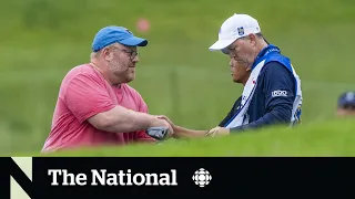 #TheMoment a fan became a caddie at the Canadian Open