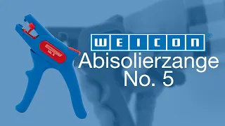 Kabel abisolieren leicht gemacht | WEICON TOOLS Abisolierzange No. 5